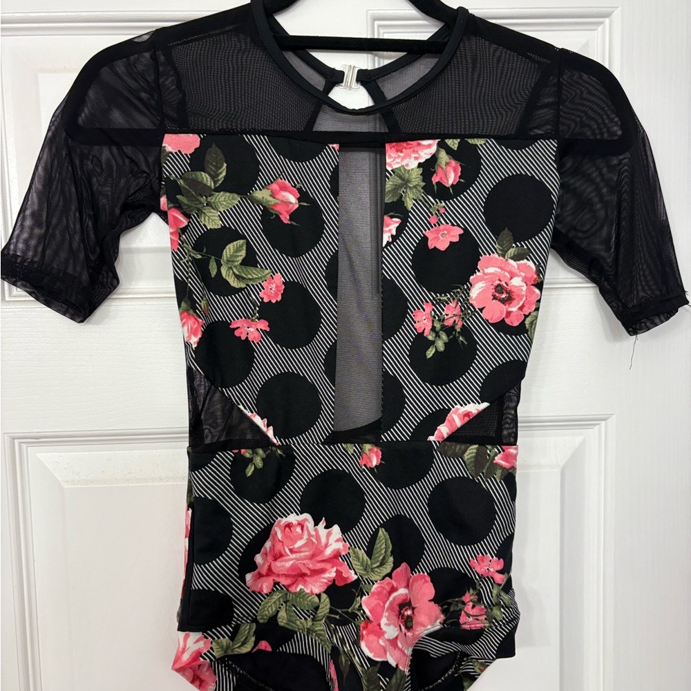 Floral Mesh Bodysuit